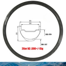 Cerchio in carbonio 26er