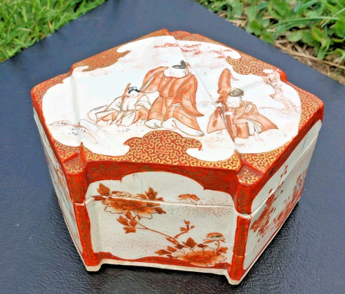Antica scatola con coperchio - antica,