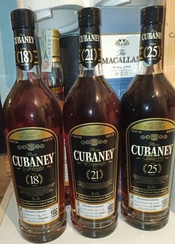 Tris bottiglie rum cubaney - tris,