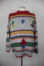 MISSONI SPORT MAGLIONE LANA UOMO TG. 2XL WOOL SWEATER MAN ITALY CASUAL VINTAGE