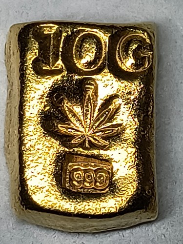 Lingotto oro massiccio - , 10
