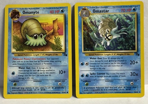 Pokémon tcg omastar e - omastar,