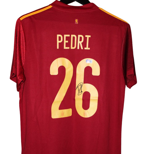 Pedri spain signed - spain,