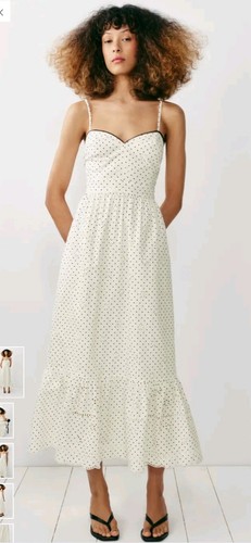 Abito midi zara stampato - midi,