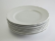 N5577 SET 9 PIATTI DOLCE BIANCHI IN PORCELLANA RICHARD GINORI SERVITO SERVIZIO