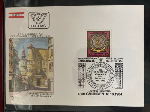 Austria 1984 illustra - , lettera