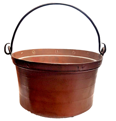 Antica pentola in - antica, (paiolo)
