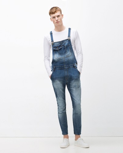 Salopette uomo zara man - uomo, blu