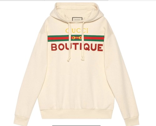 Felpa gucci boutique stampa - gucci,