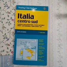 Italia Centro Sud Carta Stradale Touring Club Cartina 1:500.000