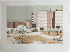 RENZO  BIASION litografia