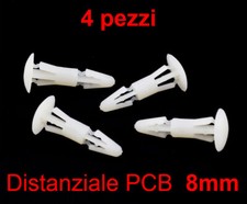 x4 Distanziale plastico 8mm PCB circuiti stampati - ITALIA