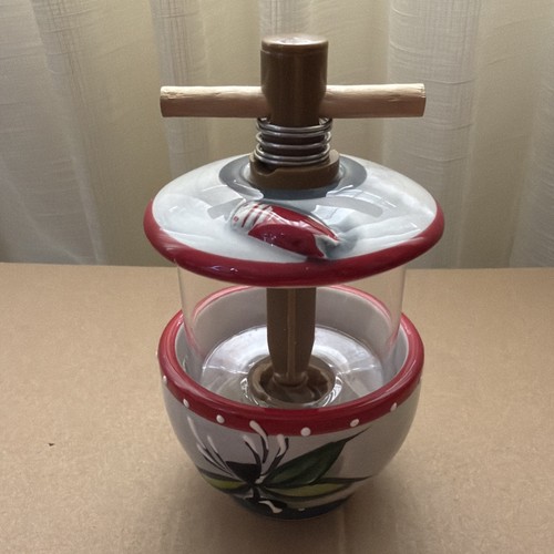 Macina erbe ceramica vintage