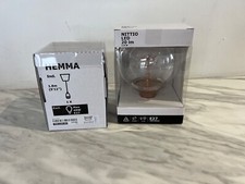 IKEA HEMMA Luce a Ciondolo Soffitto e LAMPADINE NITTIO - Rame (ANCORA IN SCATOLE)