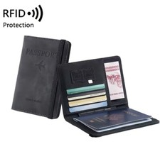 Porta Passaporto con Blocco