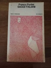Saggi Italiani Franco Fortini