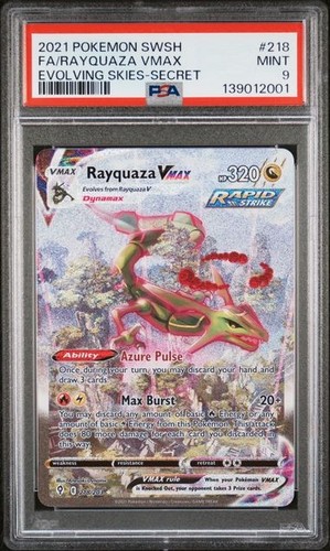 Psa rayquaza vmax 218 - psa,