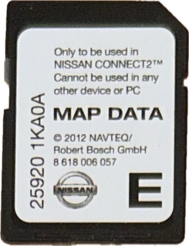 Nissan map data - , europe