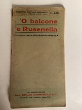 EDUARDO SCARPETTA- O BALCONE E RUSENELLA - GENNARELLI 1922