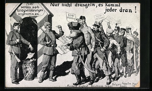 Cartolina soldati tedeschi - cartolina, i