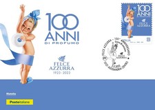 CARTOLINA FILATELICA 100 ANNI