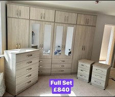 Set completo armadio massiccio
