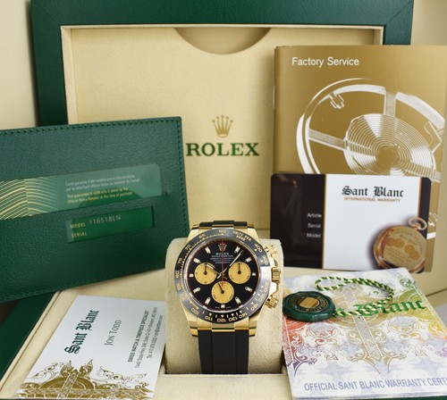 Rolex daytona nero oro 18kt - daytona,