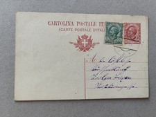 Intero postale annullo - q),