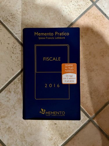 Memento pratico fiscale 2016 - memento,
