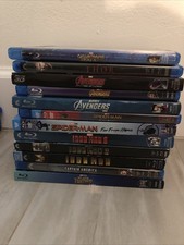 12 Marvel Blue Ray Movies