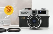 [CLA'd MINT+] Minolta Hi-matic F Rokkor 38mm f/2.7 35mm fotocamera pellicola (revisionata)