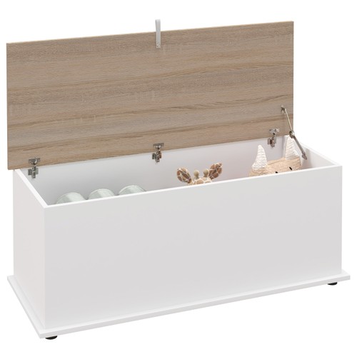 Homcom cassapanca baule - homcom, con