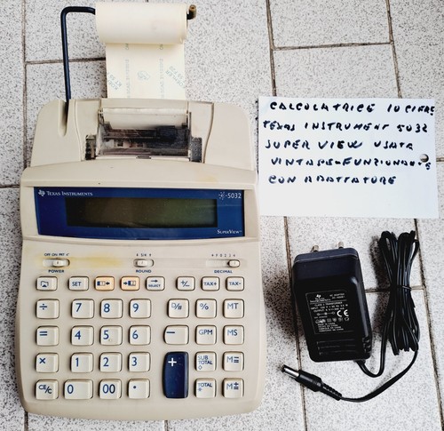 Calcolatrice stampa vintage - calcolatrice, di