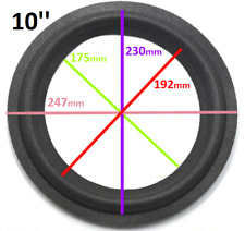 Sospensione Woofer 25 cm in foam, bordo di riparazione riconatura ribordatura 