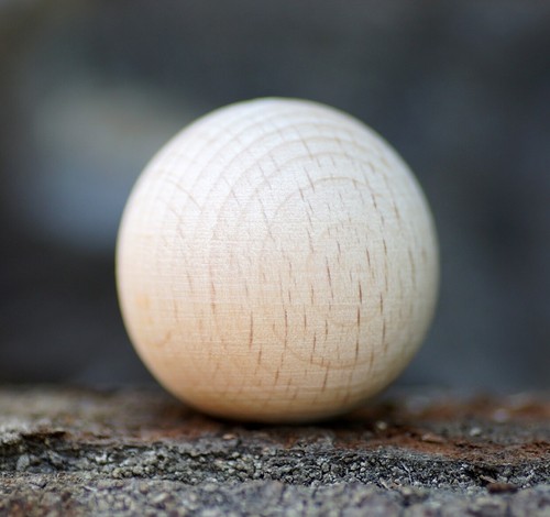 Sfera legno non forata 30 - sfera,