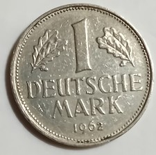 1 Marco Germania 1962 zecca J ( Amburgo)
