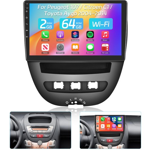 Autoradio per peugeot - per, 107
