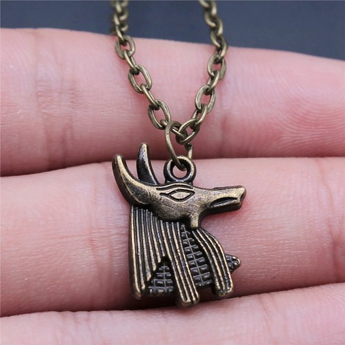 Collana con ciondolo anubi - con,