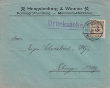Mannheim-Neckarau, busta 1924