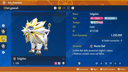 Solgaleo 6iv masterball - solgaleo, br