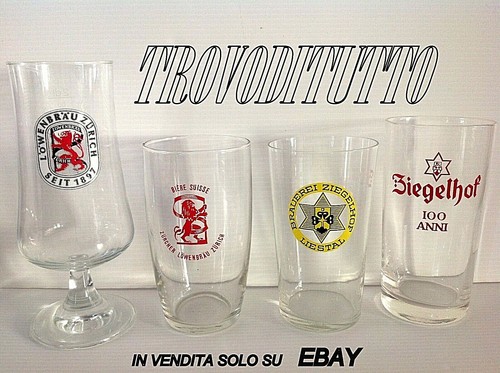 Vecchi bicchieri birra - bicchieri,