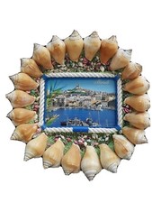 CORNICE PORTA FOTO FATTA A MANO a marsiglia artigianale diametro 28cm