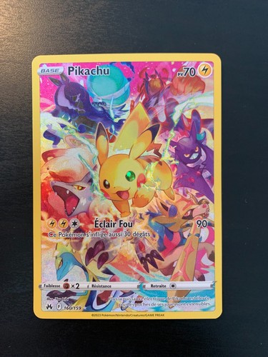 Carte pokémon pikachu - pokémon,