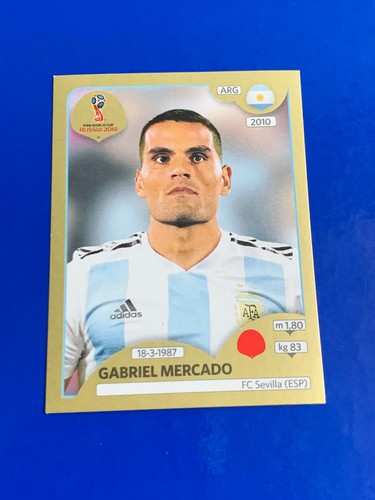 Panini russia 2018 - wc, gold
