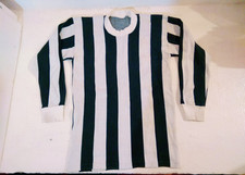 MAGLIA DA CALCIO JUVENTUS IN LANETTA ANNI '60 DA RAGAZZO regalo Figurine Panini