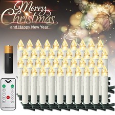 10-50x Candele di Natale LED