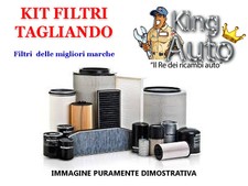 KIT TAGLIANDO 4 FILTRI TOYOTA YARIS 1.4 D-4D 55 KW dal 2001 al 2005