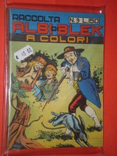 RACCOLTA A COLORI LIBRETTO GRANDE BLEK da lire 150 N° 9  -ALBI DARDO ORIGINALE 