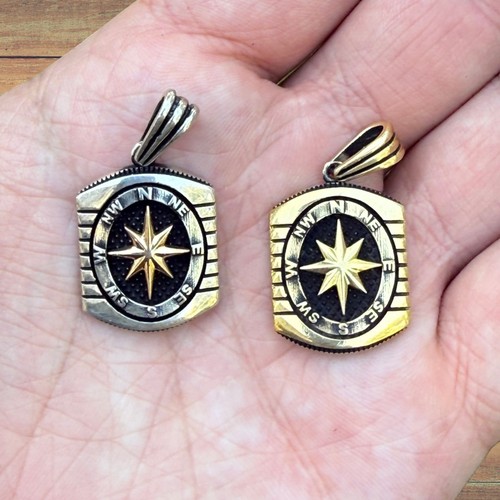 Navigational compass pendant - compass,
