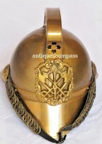 Elmetto pompiere ottone - elmetto,